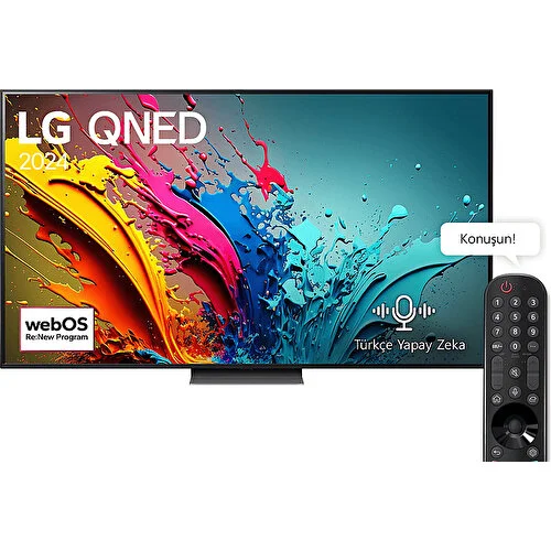 LG 65''QNED86 4K Smart TV  webOS24
