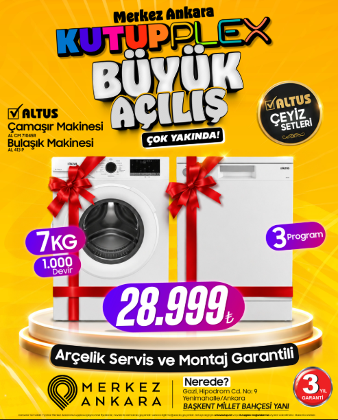 ALTUS ÇAMAŞIR + BULAŞIK 2Lİ SET (AL CM 71045R + AL 413 P) ALTUS ÇAMAŞIR + BULAŞIK 2Lİ SET (AL CM 71045R + AL 413 P)