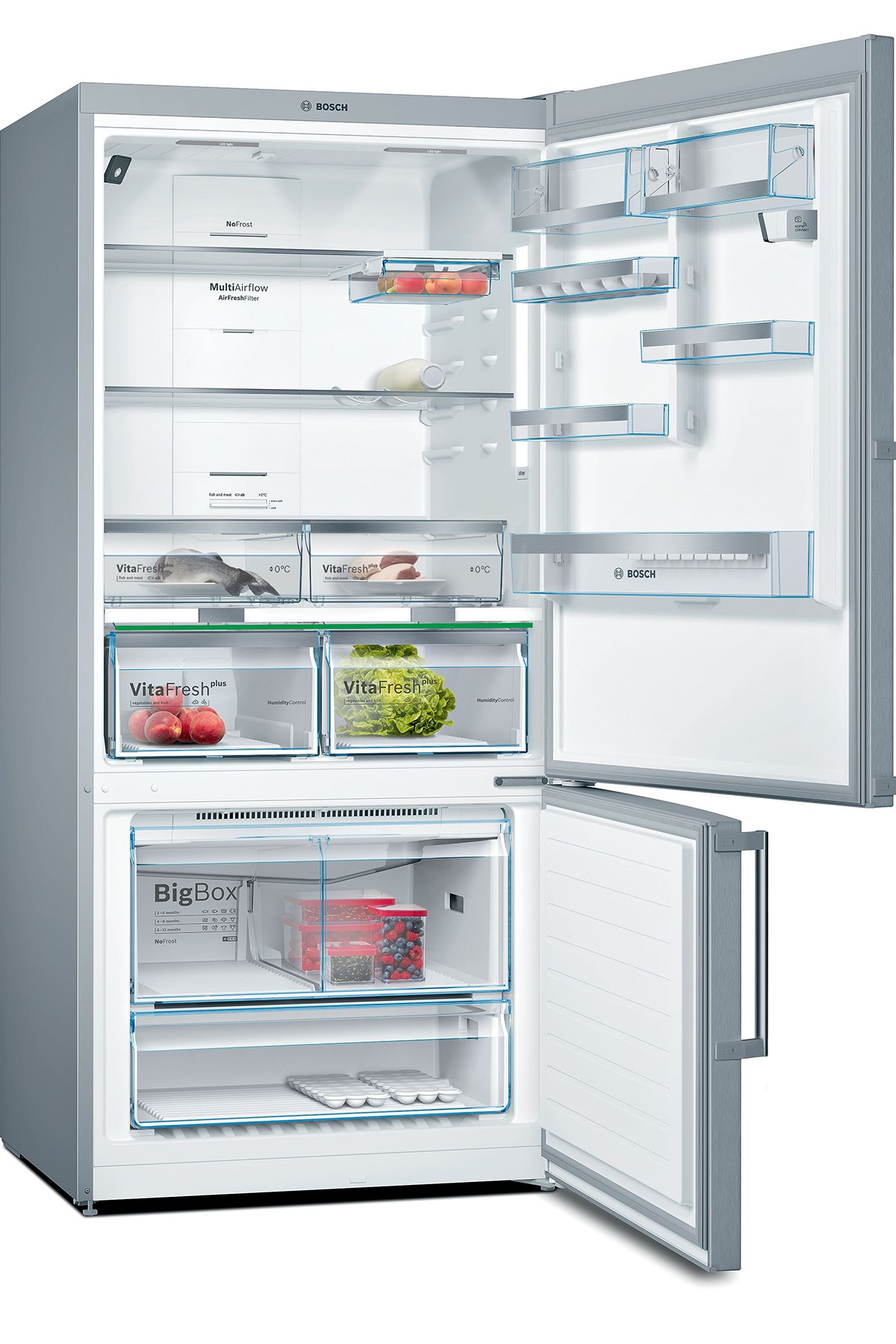 SERIE 6 ALTTAN DONDURUCULU BUZDOLABI 187 X 86 CM KOLAY TEMİZLENEBİLİR INOX