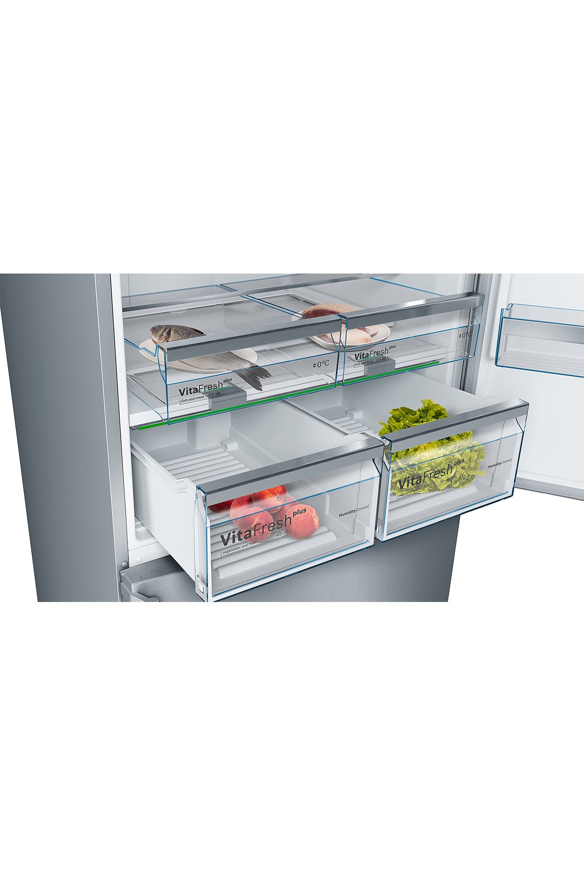 SERIE 6 ALTTAN DONDURUCULU BUZDOLABI 187 X 86 CM KOLAY TEMİZLENEBİLİR INOX