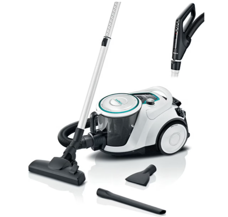 Bosch Serie 6 prohygienic Toz Torbasız Süpürge (beyaz) Bosch Serie 6 prohygienic Toz Torbasız Süpürge (beyaz)