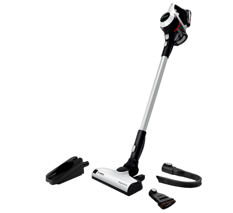 BOSCH Unlimited 6 Şarjlı Dikey Süpürge (Beyaz)