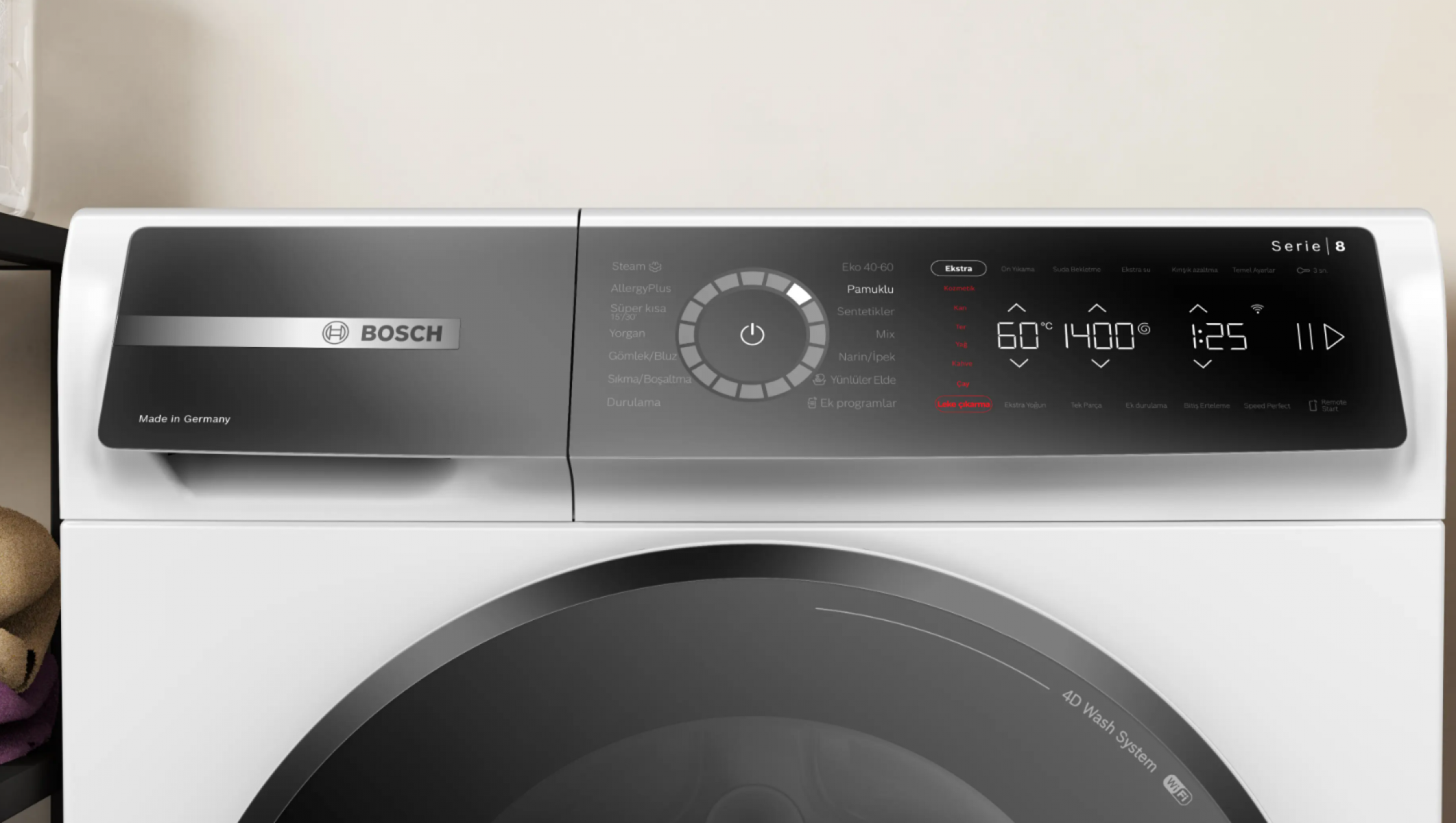 Bosch WGB25400TR Serie 8 Çamaşır Makinesi 10 kg maks. 1400 dev./dak.