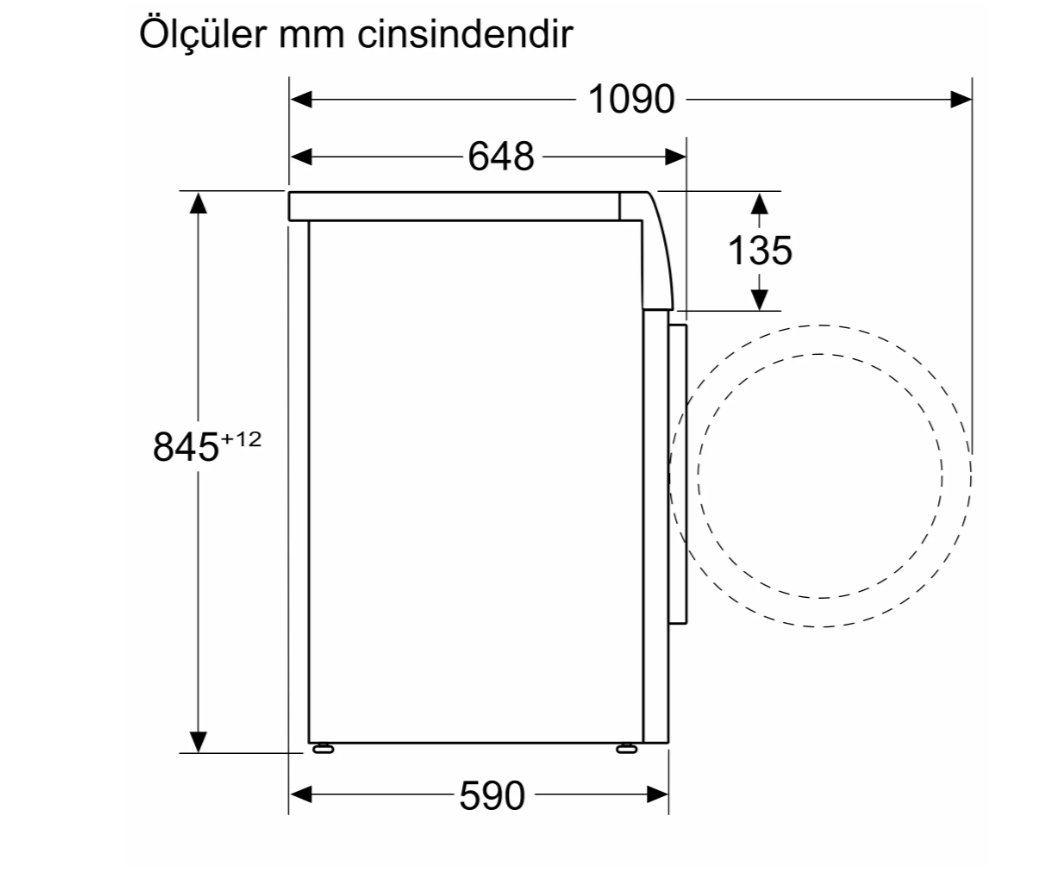 Bosch WGB25400TR Serie 8 Çamaşır Makinesi 10 kg maks. 1400 dev./dak. Bosch WGB25400TR Serie 8 Çamaşır Makinesi 10 kg maks. 1400 dev./dak.