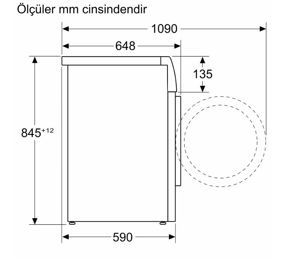 Bosch WGB264A0TR Serie 8 Çamaşır Makinesi 11 kg maks. 1400 dev./dak. Bosch WGB264A0TR Serie 8 Çamaşır Makinesi 11 kg maks. 1400 dev./dak.