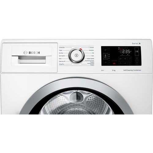 BOSCH SERIE 6 ISI POMPALI KURUTMA MAKİNESİ 9 KG / WHITE BOSCH SERIE 6 ISI POMPALI KURUTMA MAKİNESİ 9 KG / WHITE