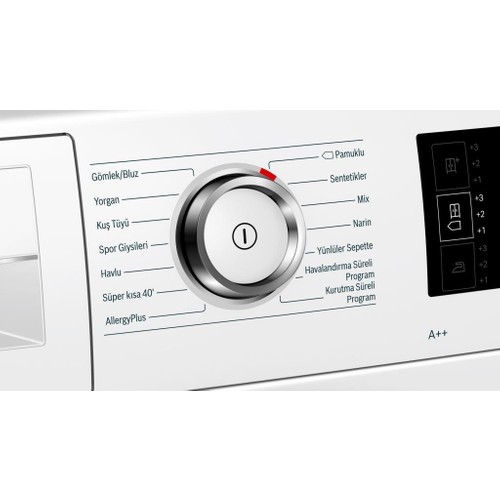 BOSCH SERIE 6 ISI POMPALI KURUTMA MAKİNESİ 9 KG / WHITE BOSCH SERIE 6 ISI POMPALI KURUTMA MAKİNESİ 9 KG / WHITE