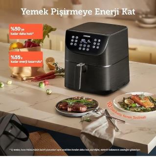 Cosori Premium XXL Airfryer 5.5 lt Yağsız Fritöz