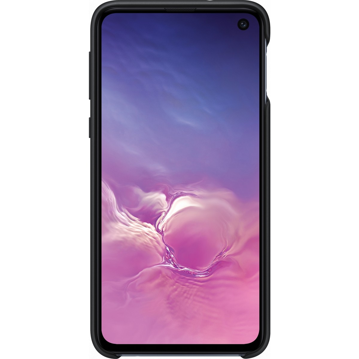 S10e FLAT-Silicone Cover-Siyah