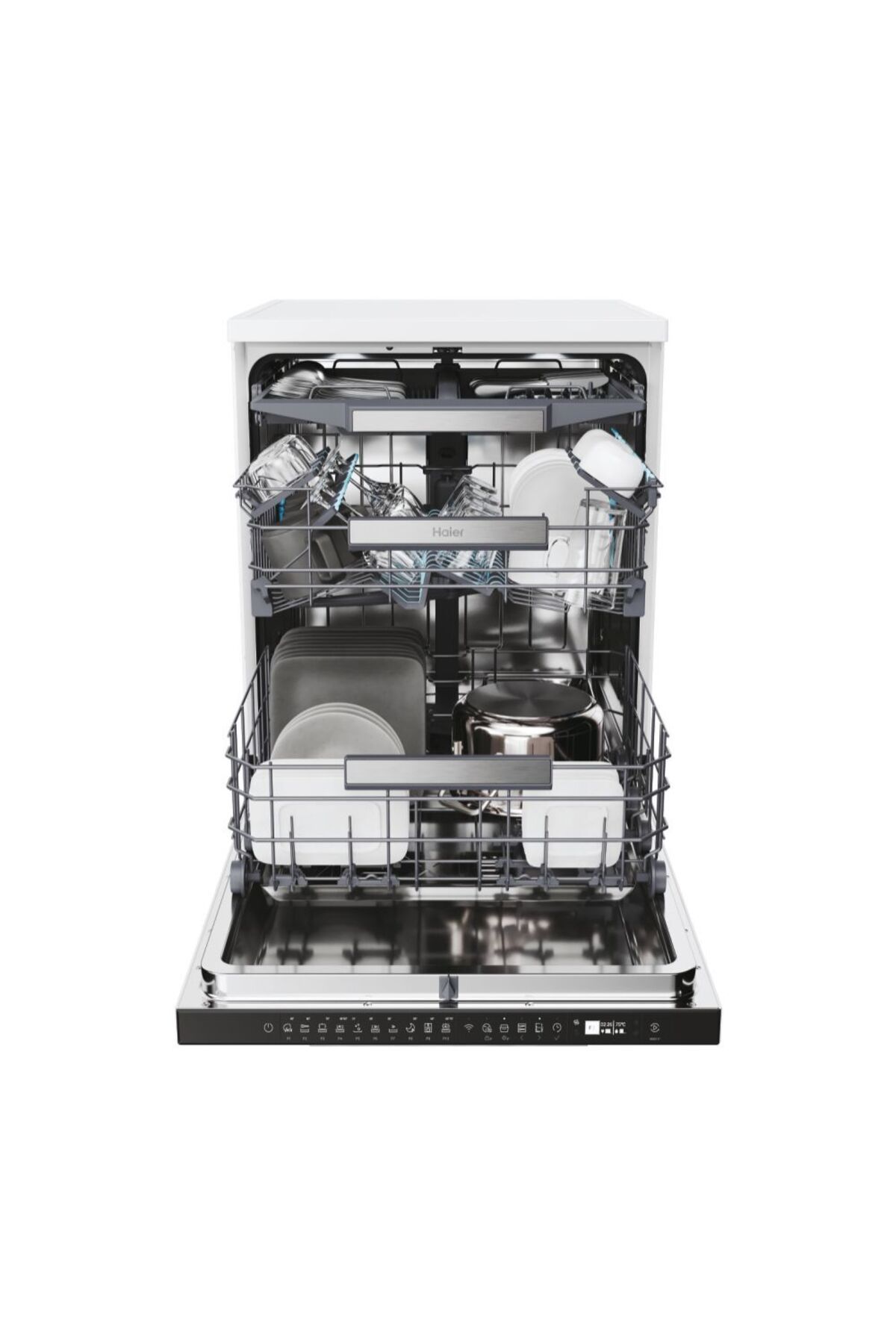 Haıer XF 6B2M3PW Beyaz Bulaşık Makinesi (Teşhir)