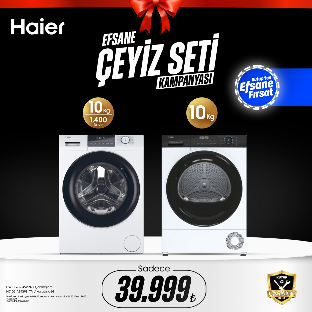 HAIER EFSANE ÇEYİZ SETİ