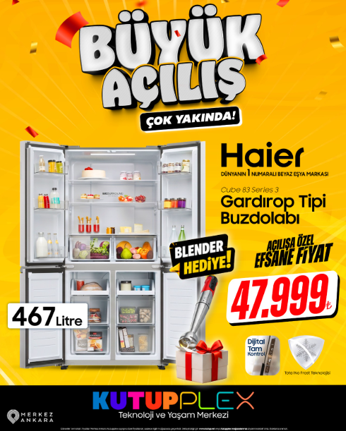 HAİER GARDIROP TİPİ BUZDOLABI CUBE 83 SERİES 3 HAİER GARDIROP TİPİ BUZDOLABI CUBE 83 SERİES 3