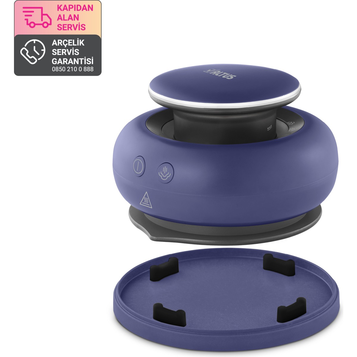 Altus 1400 W Lacivert Buharlı Kırışık Giderici Handygo