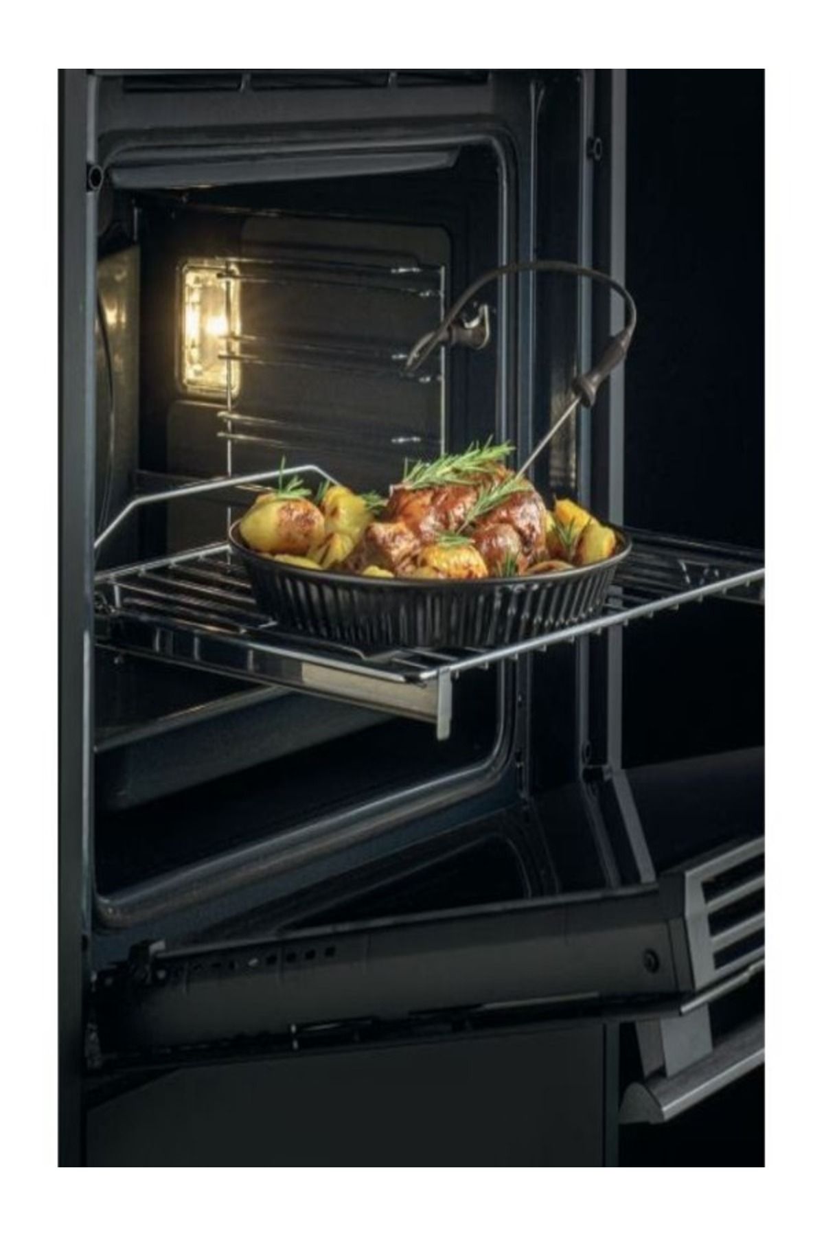 HWO60SM5B5BH Haier Multifonksiyonel, 9 Fonksiyonlu, 70 L iç hacim, A+ enerji eınıfı,Siyah cam