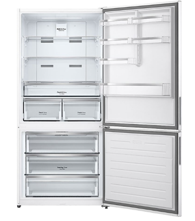 LG 588 Litre No Frost Alttan Donduruculu Buzdolabı Beyaz LG 588 Litre No Frost Alttan Donduruculu Buzdolabı Beyaz