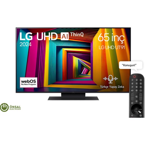LG 65'' LG UHD UT91 4K Smart TV