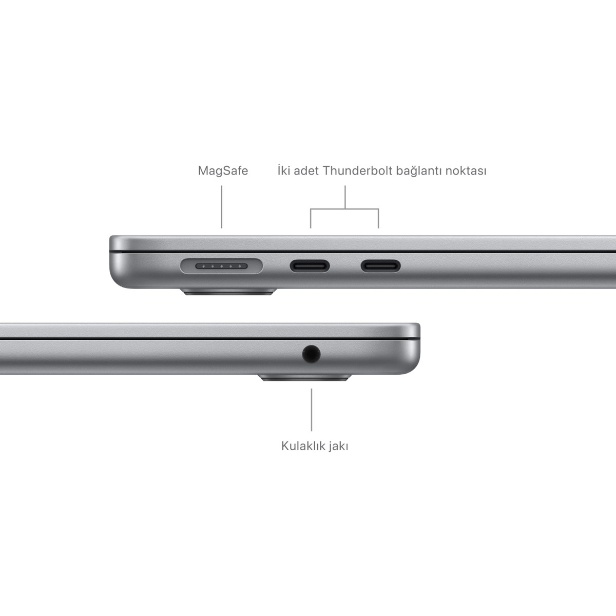 Macbook Air 13 İnç M3 8cpu 8gpu 8gb Ram 25gb Ssd Uzay Grisi Macbook Air 13 İnç M3 8cpu 8gpu 8gb Ram 25gb Ssd Uzay Grisi