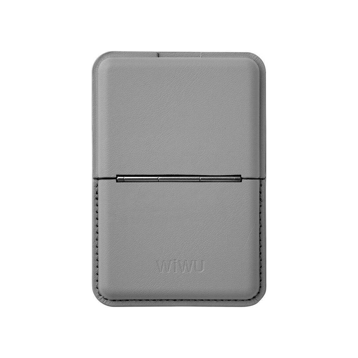 Wıwu Pop-up Sade Tasarımlı 3 Hazneli Pu Magnetik Standlı Kartlık (gri)