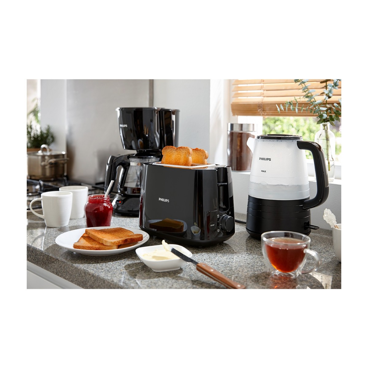 Philips Ekmek Kızartma Makinesi (Siyah)