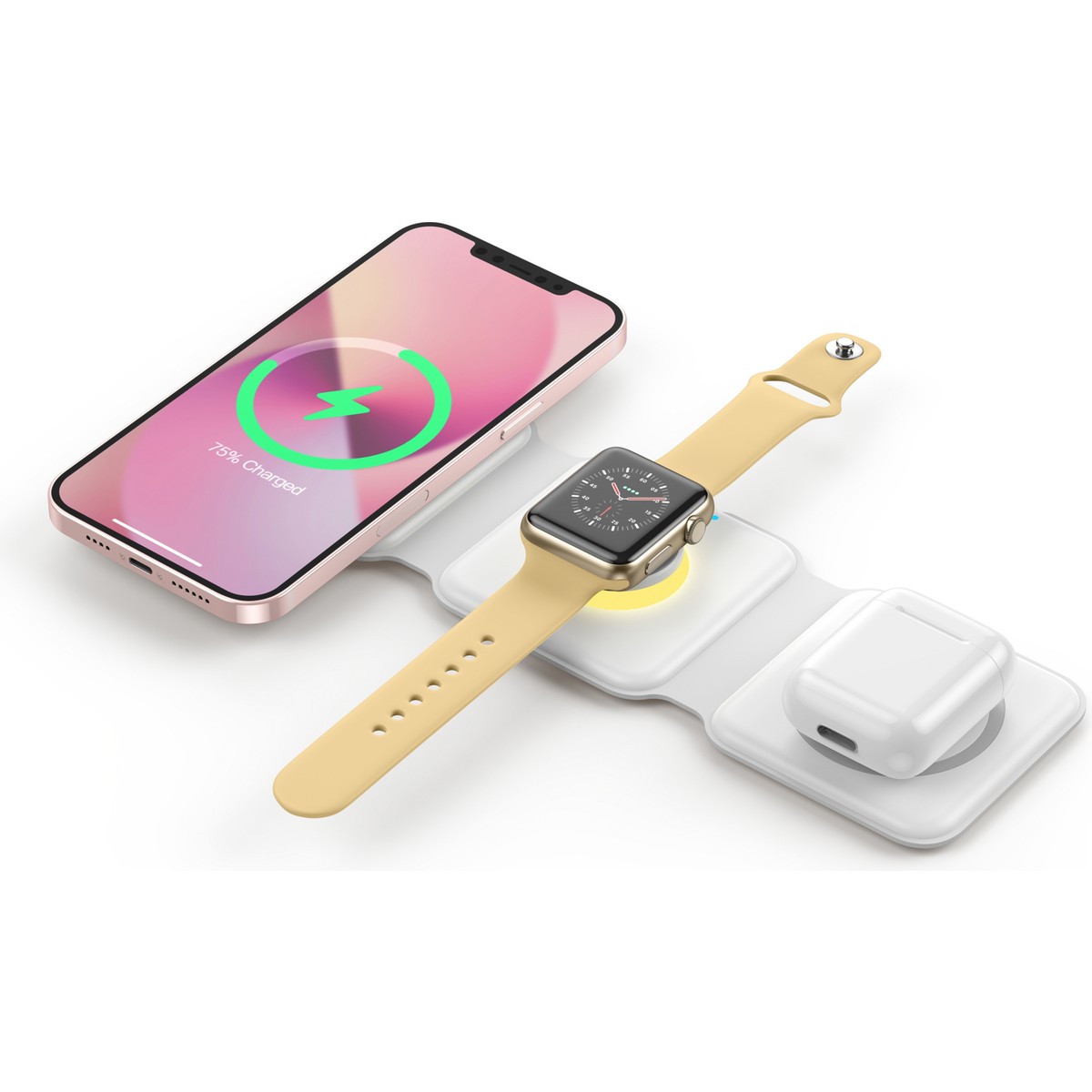 Wıwu Power Air M6 3 İn 1 Mıknatıslı Kablosuz Şarj Standı