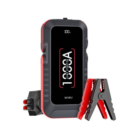 WIWU LED Işıklı Araç Akü Acil Durum Takviye Güç Kaynağı Powerbank (12V-37W-10000mAh)