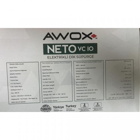 Awox Neto VC10 Dik Süpürge
