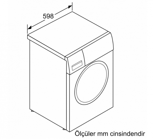 Bosch Serie 6 WGK264ZRTR Çamaşır Makinesi (antrasit)