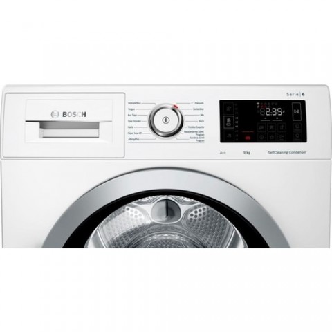 BOSCH SERIE 6 ISI POMPALI KURUTMA MAKİNESİ 9 KG / WHITE