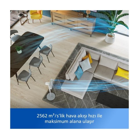 Philips 2000 Serisi Beyaz Ayaklı Vantilatör