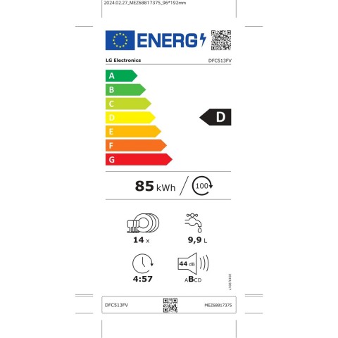 LG  Silver Bulaşık Makinesi