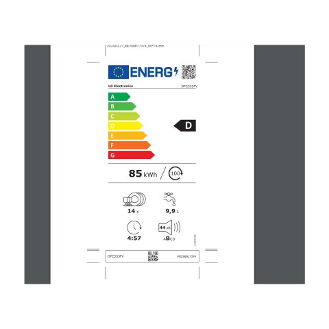 LG GRİ BULAŞIK MAKİNESİ