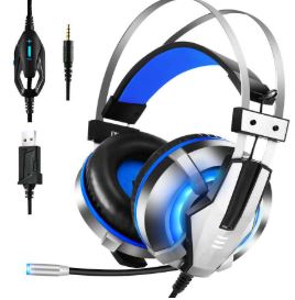 Eksa E800 Mavı 3.5m Kulaklık