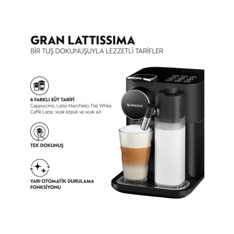 Nespresso F541 Gran Latissima Süt Çözümlü Kahve Makinesi