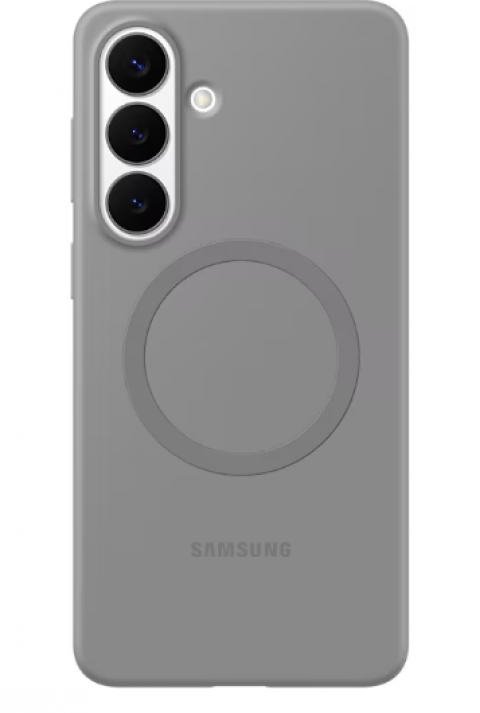 Galaxy S26+ Silikon Magnet Kılıf - Gri