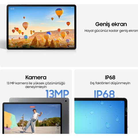 Samsung  Galaxy Tab S10 FE+ 128GB GRİ