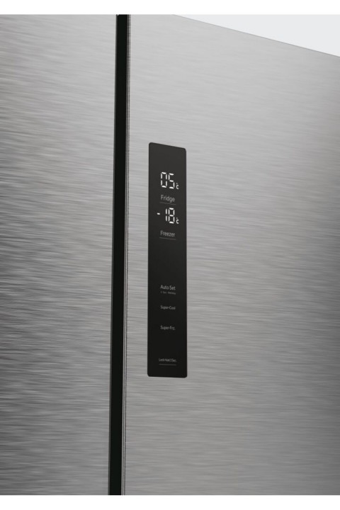 Haier 4 Kapılı, E enerji sınıfı, 528 Litre, Total No Frost, Dokunmatik kontrol, Platinum Inox