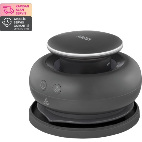 1400 W Antrasit Buharlı Kırışık Giderici handygo