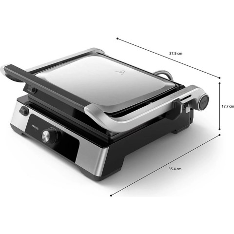 Philips 5000 Serisi Izgara ve Tost Makinesi (Inox)