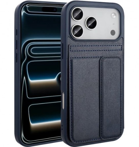 IPHONE 17 PRO MAX ZORE SEVILLA LACİVERT PU KILIF (Apple)