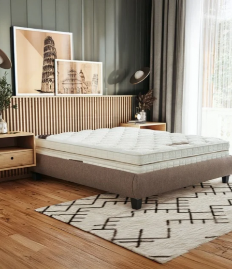King Koil Amethyste Tay Tüyü Lateks Hybrid Yatak  160X200