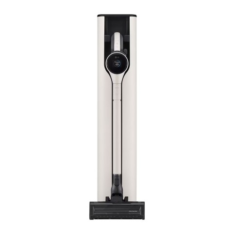 LG CordZero Otomatik Toz Boşaltma Özellikli Dikey Süpürge Bej Rengi