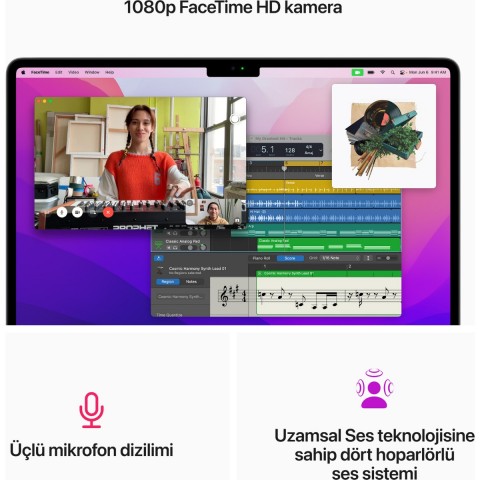 MacBook Air 13.6-inç M2 8CPU 8GPU 8GB RAM 25GB SSD UZAY GRİSİ