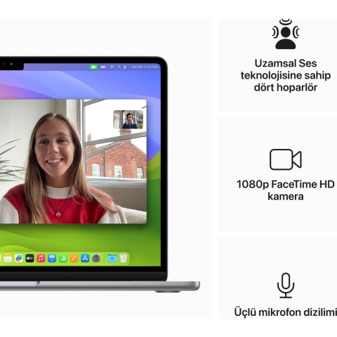Macbook Air 13 İnç M3 8cpu 8gpu 8gb Ram 25gb Ssd Uzay Grisi