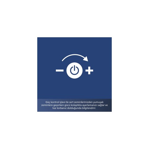 Performer LED Torbalı Elektrikli Süpürge XD8122/10