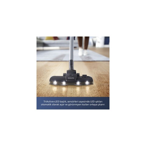 Performer LED Torbalı Elektrikli Süpürge XD8122/10