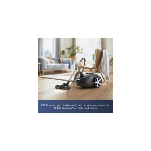Performer LED Torbalı Elektrikli Süpürge XD8122/10