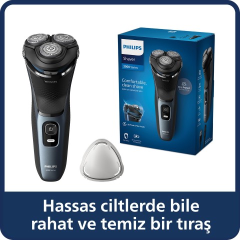 Philips 3000 Serisi Islak-kuru Tıraş Makinesi