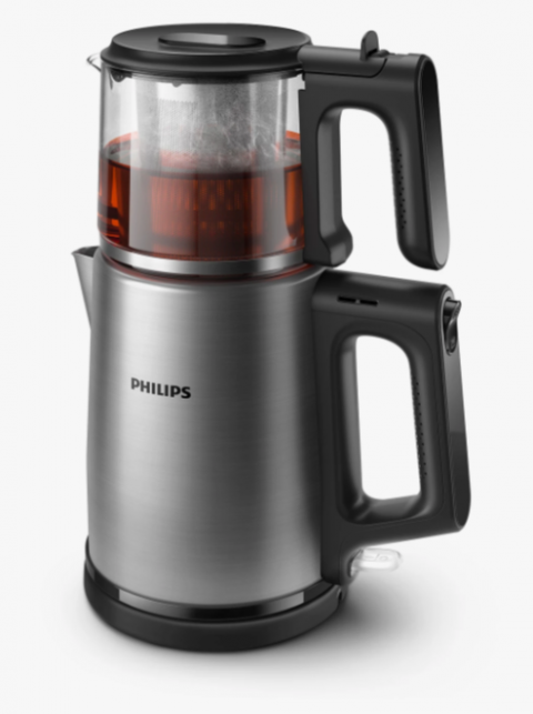 Philips 500 Serisi 1900 W Cam Demlikli Çay Makinesi İnox