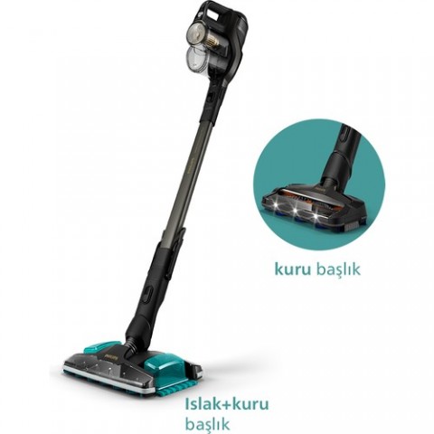 Philips SpeedPro Max AquaPlus Şarjlı Dikey Süpürge