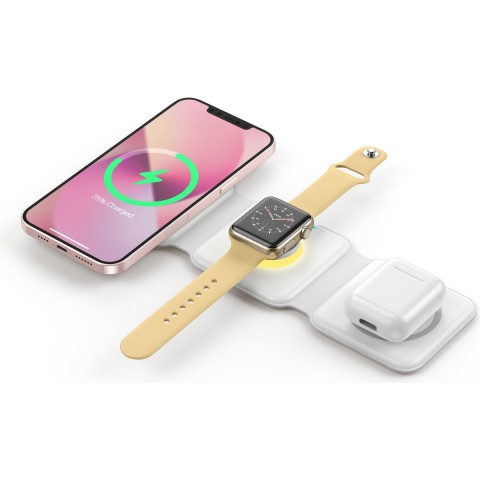 Wıwu Power Air M6 3 İn 1 Mıknatıslı Kablosuz Şarj Standı